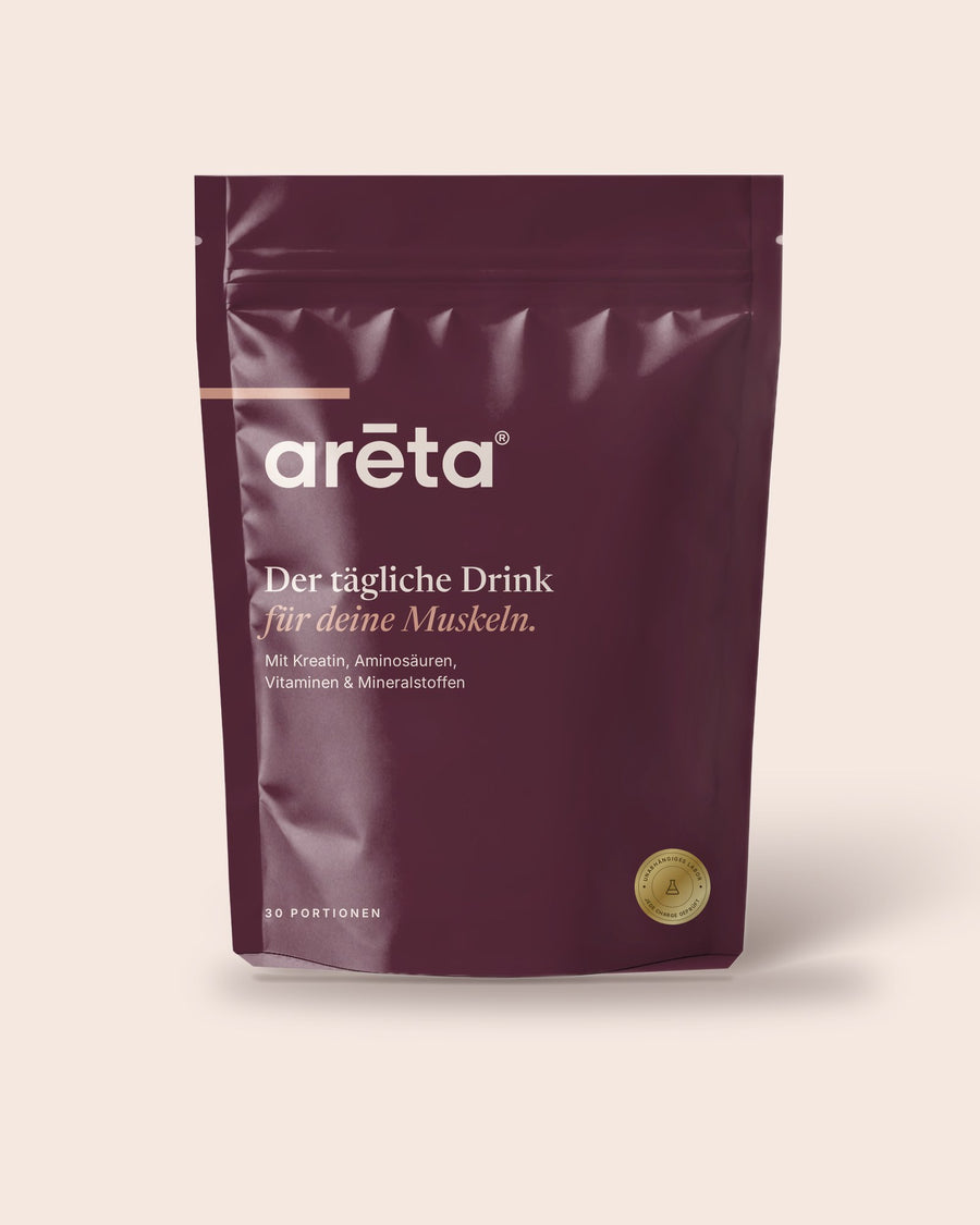 arēta Tagesformel Nachfüllbeutel in Pflaume, 750 g, 30 Portionen